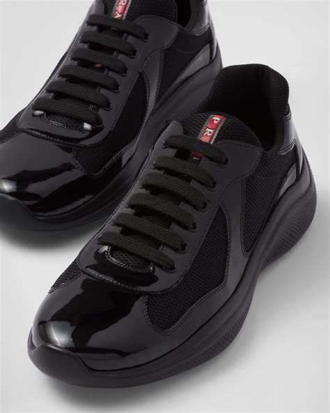 prada americas cup sneaker black|Prada America's Cup sneakers cheap.